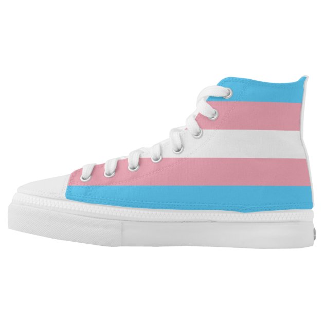 trans pride shoes