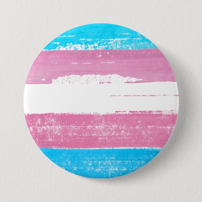Trans Pride Paint Button (Front)
