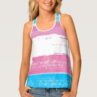 Trans Pride Paint Tank Top