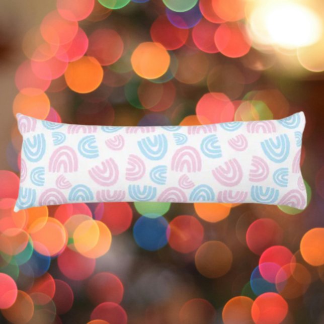 Trans Pride Pastel Rainbow Body Pillow (Creator Uploaded)