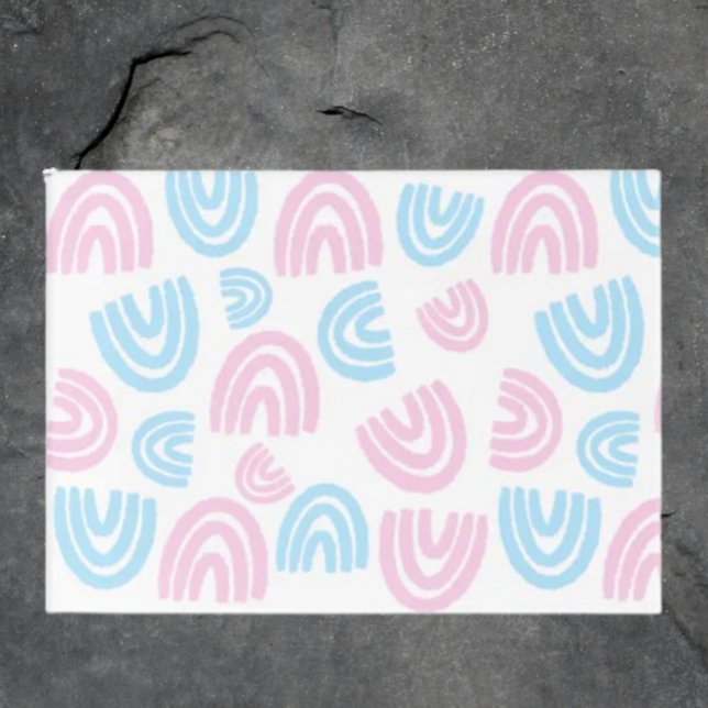 Trans Pride Pastel Rainbow Glass Cutting Board Acrylic Print (Creator Uploaded)