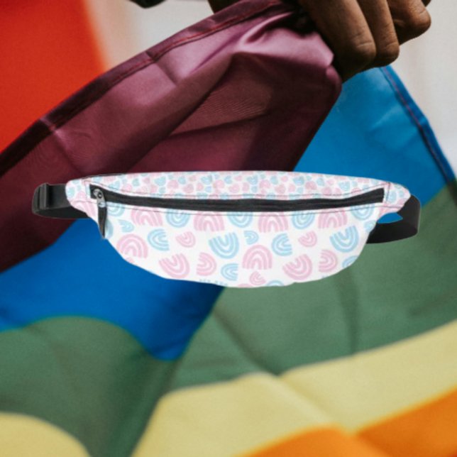 Trans Pride Rainbow Fanny Pack (Creator Uploaded)