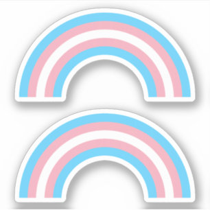 Trans Pride Rainbow Sticker