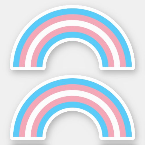 Trans Pride Rainbow Sticker