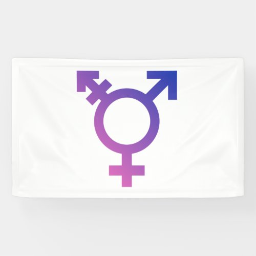 Trans Pride Symbol Banner