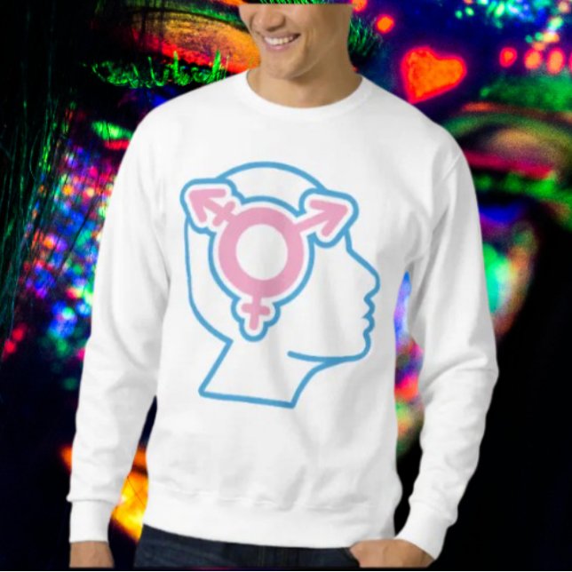 Trans Pride Symbol Sweatshirt (Creator Uploaded)