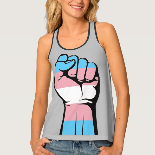 Trans Pride!  Tank Top (Front)