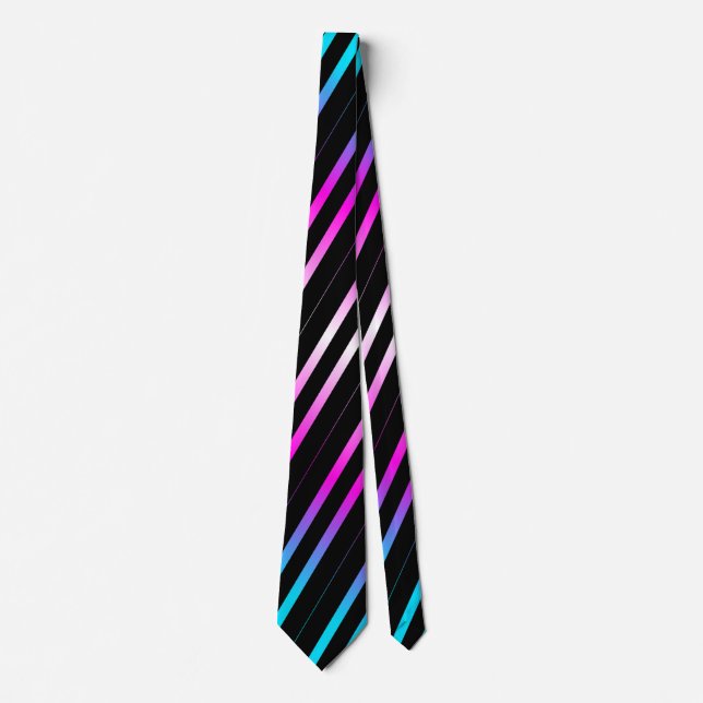Trans Pride Tie Thick Stripes (Front)