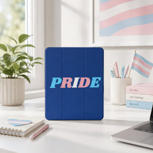 Trans Pride Transgender Flag Colors Typography Mouse Pad