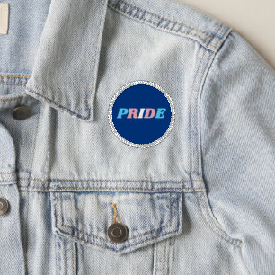 Trans Pride Transgender Flag Colors Typography Patch