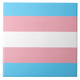 Trans Pride (Transgender Pride) Flag Ceramic Tile