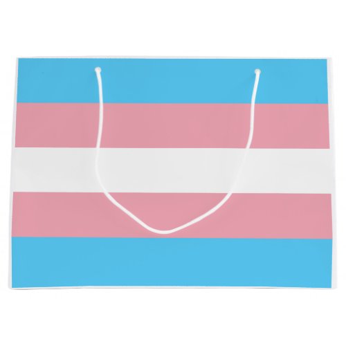 Trans Pride Transgender Pride Flag Large Gift Bag