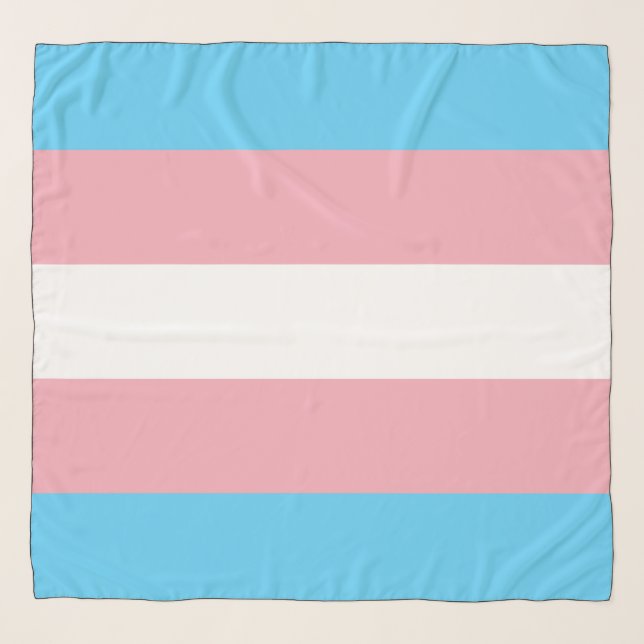 Trans Pride (Transgender Pride) Flag Scarf (Front)