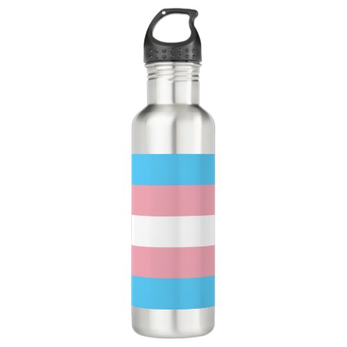 Trans Pride Transgender Pride Flag Stainless Steel Water Bottle