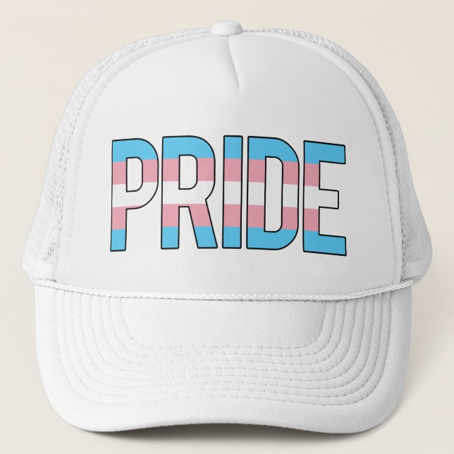 Trans-pride Trucker Hat (Front)