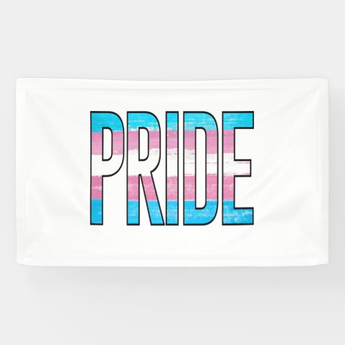 Trans Pride Word Banner