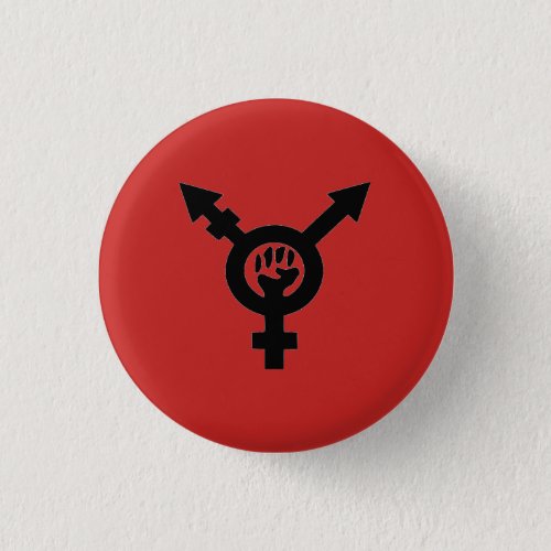 Trans Queer Feminist Communist Black Power Button