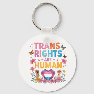 Trans Rights Are Human Rights Design | LGBTQ+  Keychain