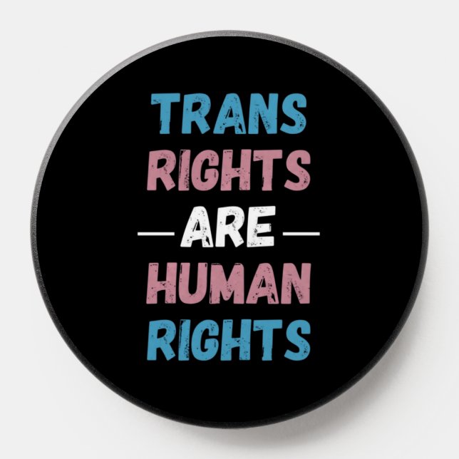 Trans Rights are Human Rights PopSocket (Popsocket)