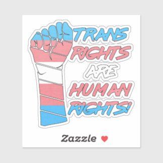 Trans Rights Are Human Rights  Sticker