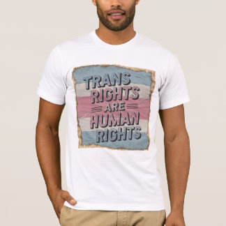 Trans Rights Are Human Rights T-Shirt – Vintage