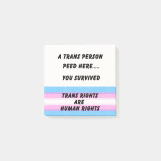 TRANS RIGHTS POST-IT NOTES