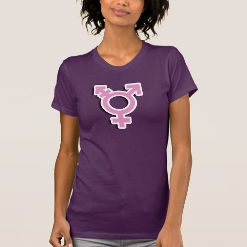 TRANS SYMBOL 3D T_Shirt