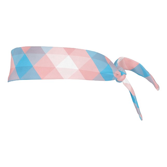 Trans Triangles Tie Headband (Rotate 90)