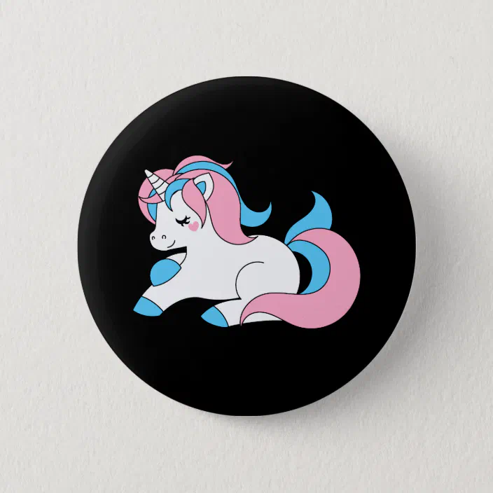 12 UNICORNS Buttons Badges One inch Pinbacks Rainbow Fantasy I Love Pins PRIDE