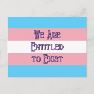 Trans We Are... Postcard