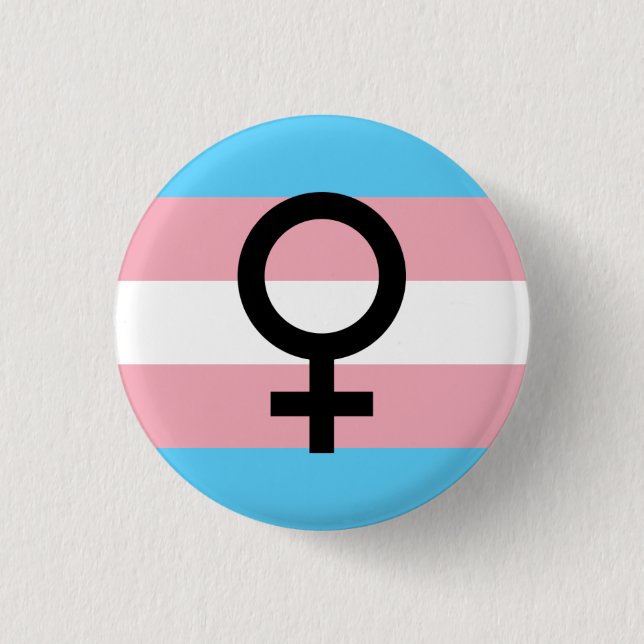Trans Woman Pride Button (Front)
