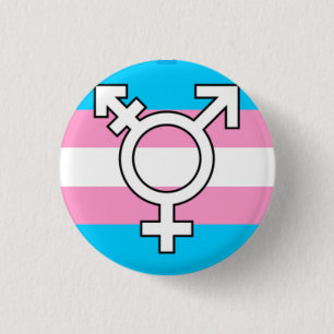Trans Woman "T-Girl" Pride Button