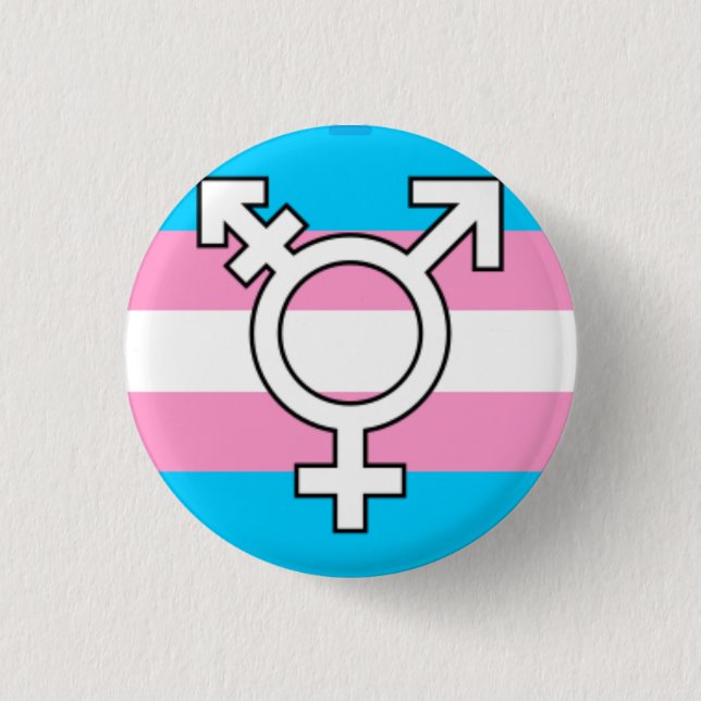 Trans Woman "T-Girl" Pride Button (Front)