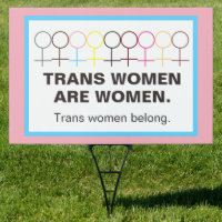 Trans Women Are Women Woman Symbol Stick Figure