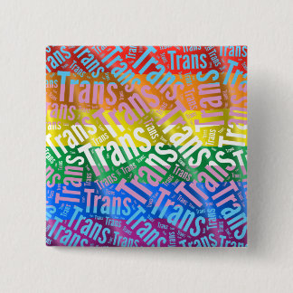 TRANS WORD PATTERN FLAG BUTTON