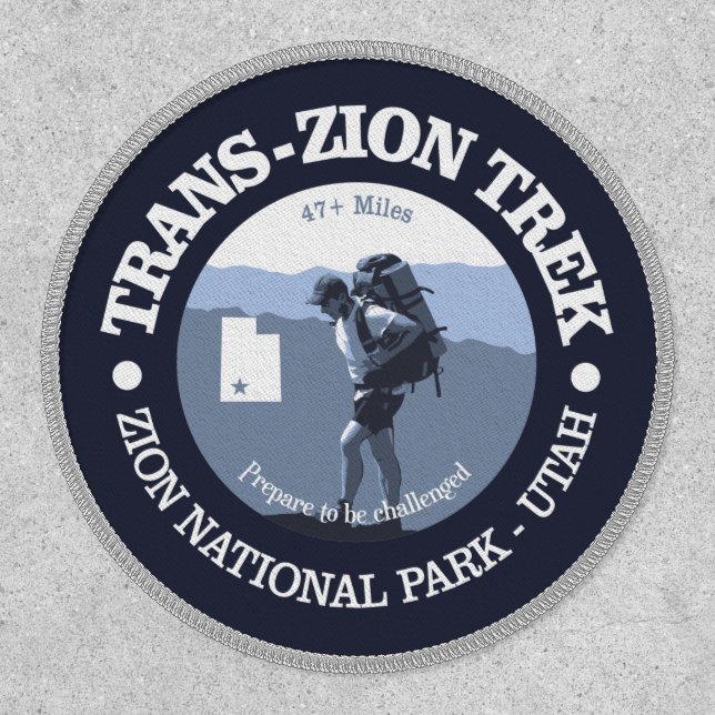 Trans Zion Trek (BG)  Patch (Front)
