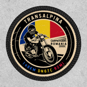 Transalpina Romania Motorcycle Patch