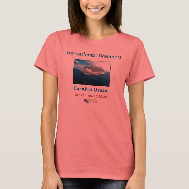 transatlantic Dreamers - ladies t shirt (Front)