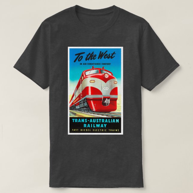 TransAustralian Railway T-Shirt (Design Front)