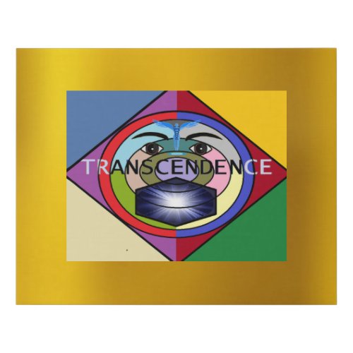 TRANSCENDENCE FAUX CANVAS PRINT