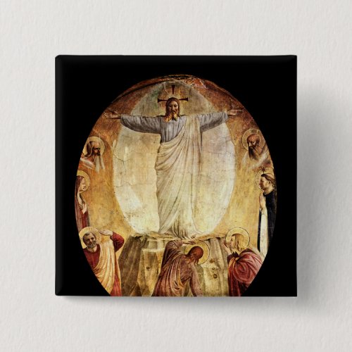 Transcendent Christ Risen from the Tomb Button