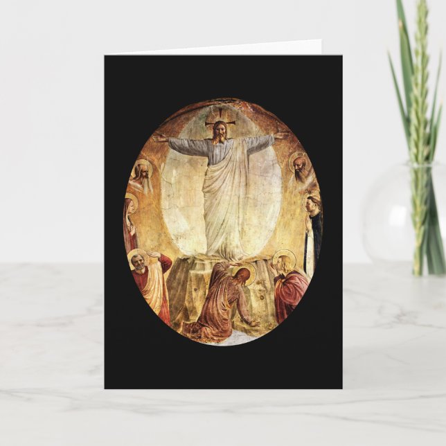 Transcendent  Christ Risen from the Tomb Holiday Card (Front)