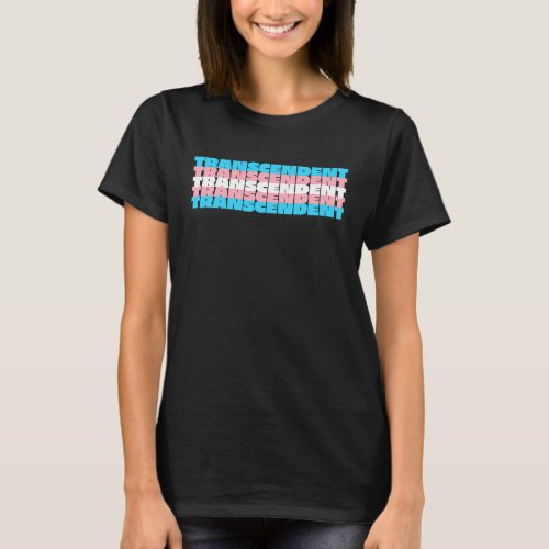 Transcendent Queer LGBTQ Transgender flag T_Shirt