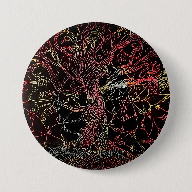 Transcending Ancestral Tree Button (Front)