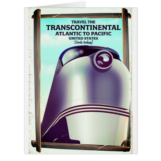 Transcontinental Railroad USA. (Front)