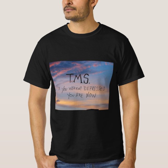 Transcranial Magnetic Stimulation (TMS) T-Shirt (Front)
