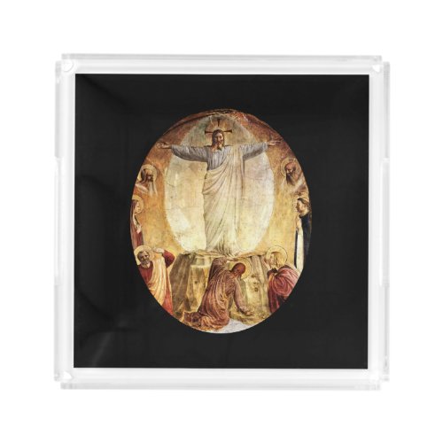 Transendant Christ Risen from the Tomb Acrylic Tray