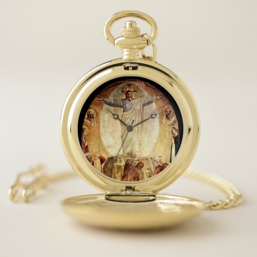 Transendant Christ Risen from the Tomb Pocket Watch