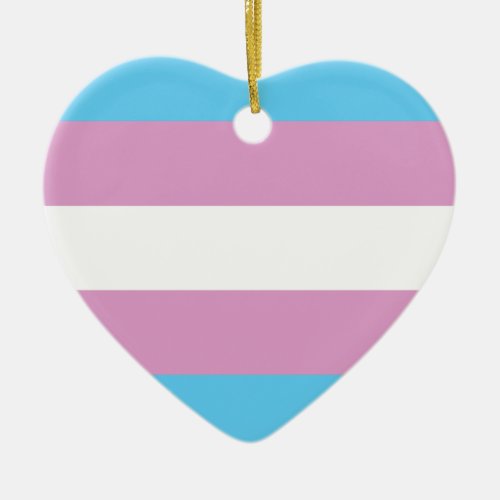 Transexual Pride Ceramic Ornament