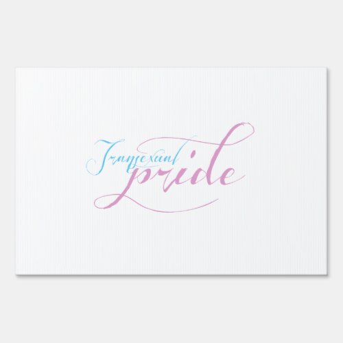 TRANSEXUAL PRIDE LOVE LETTER _png Sign